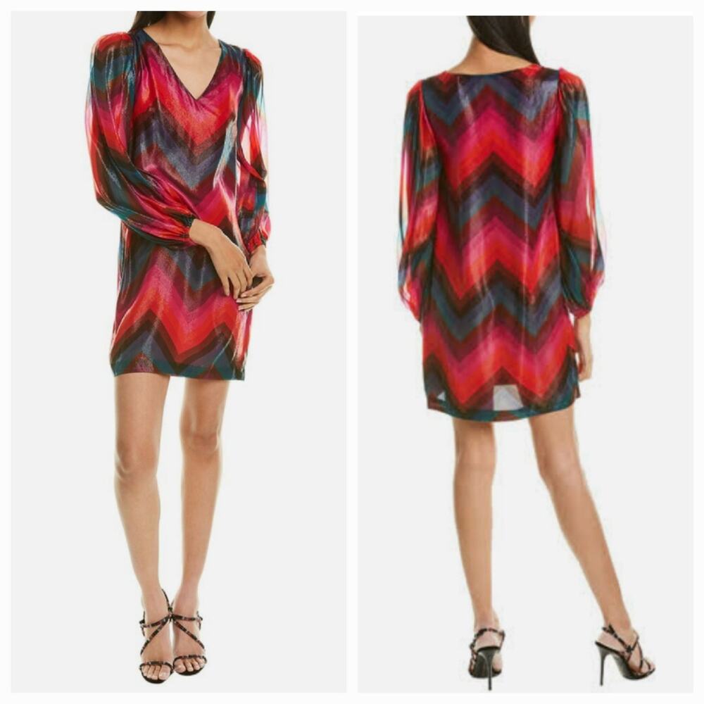 TRINA TURK HITACHI SILK BLEND SHIFT BLEND, SIZE 12 - Picture 8 of 8